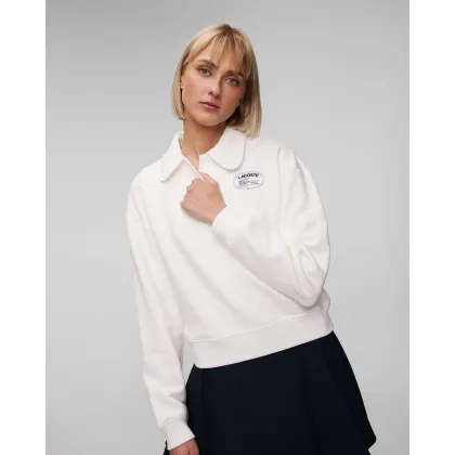 Zdjęcie Kremowa Bluza Polo Damska Lacoste Sf3469
