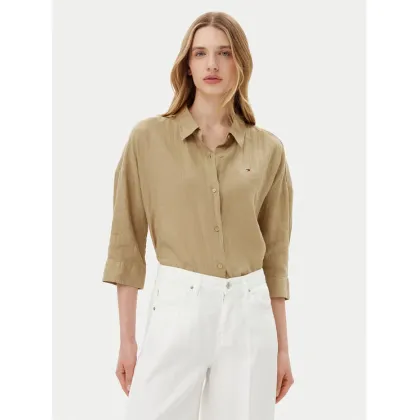 Zdjęcie Tommy Hilfiger Koszula WW0WW46169 Beżowy Loose Fit