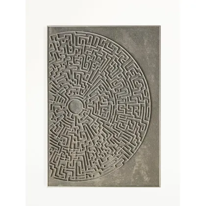 Zdjęcie Geometryczny panel ścienny - Labirynt
