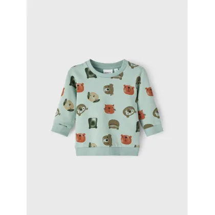 Zdjęcie NAME IT Bluza 13206857 Zielony Regular Fit