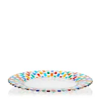 Zdjęcie Wyjątkowy włoski talerz ze szkła murano (32 cm)