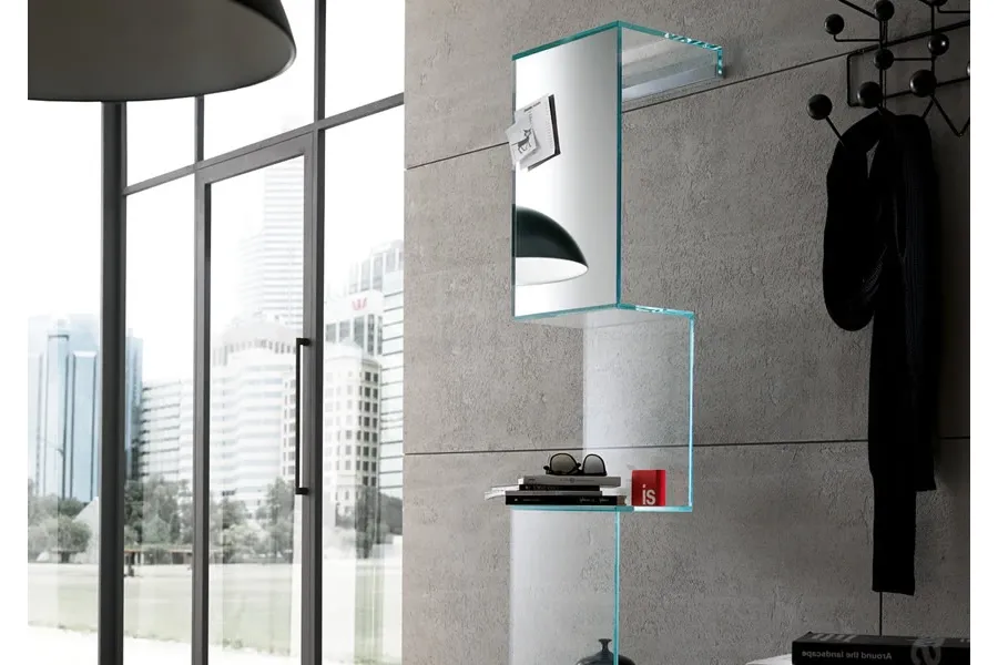 obrazek 2 Szklany regał ścienny do ekskluzywnych wnętrz - Tonelli Design