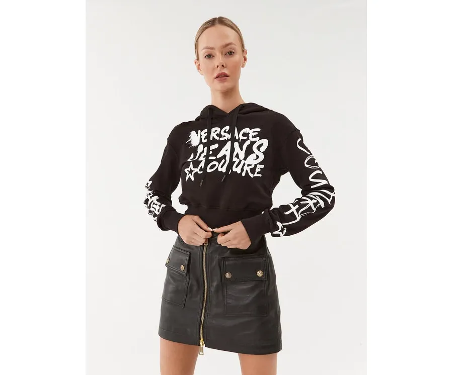 obrazek 1 Versace Jeans Couture Bluza 75HAIT16 Czarny Regular Fit