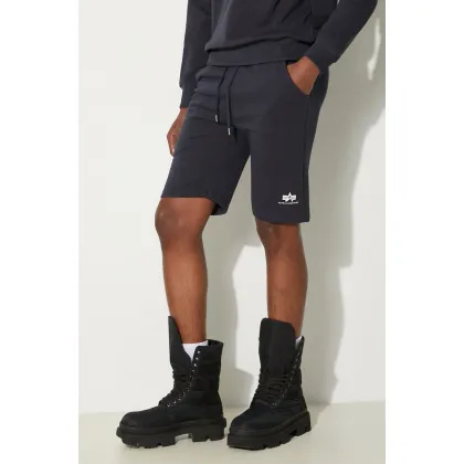 Zdjęcie Alpha Industries szorty Basic męskie kolor granatowy 116363.07-GRANATOWY
