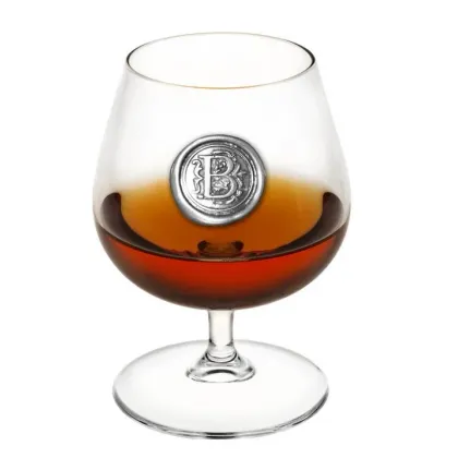 Zdjęcie Luksusowy kieliszek do brandy z grawerowaniem - 410 ml
