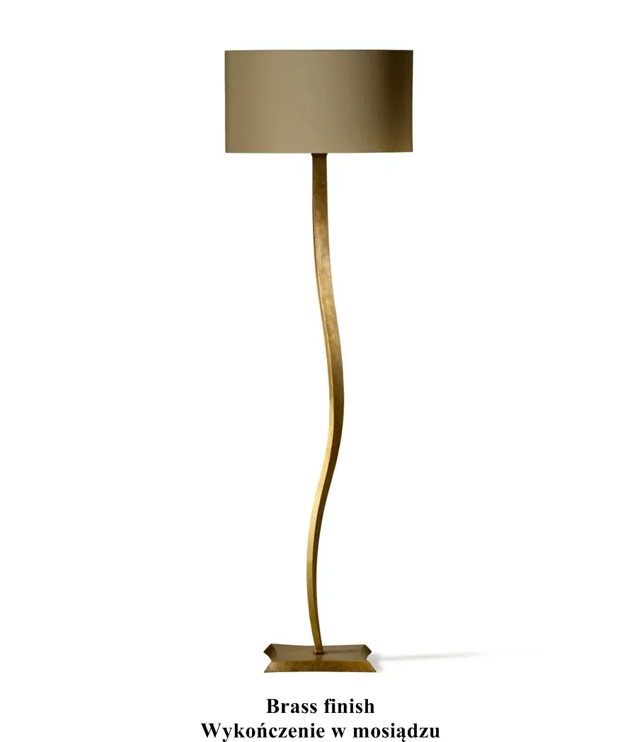 obrazek 2 Gustowna lampa podłogowa RIBBON w kształcie wstęgi 