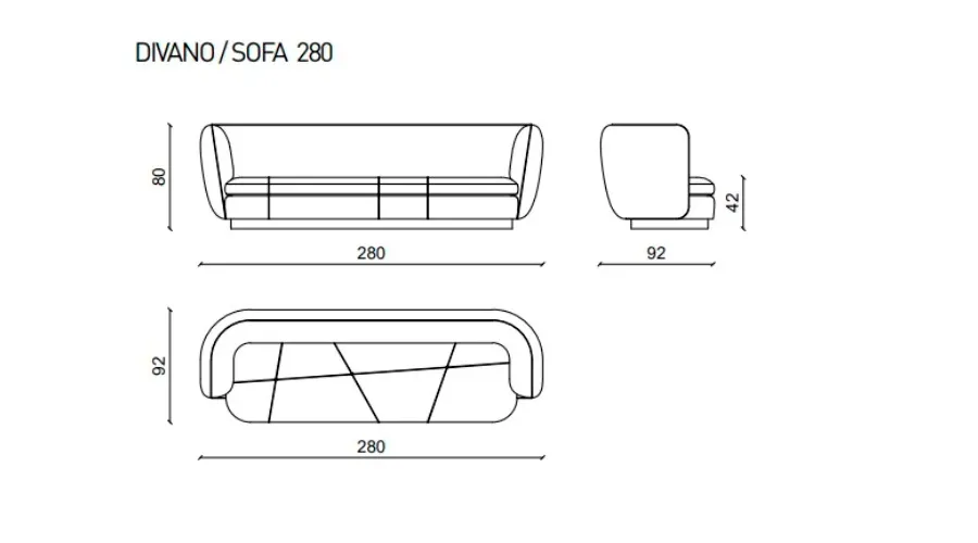 obrazek 6 Unikatowa sofa z włoskiej manufaktury do nowoczesnego salonu - Ulivi Salotti