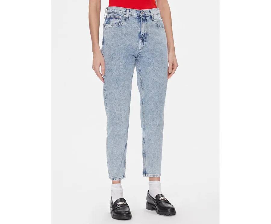 obrazek 1 Tommy Jeans Jeansy Izzie Hgh Sl Ank Cg4114 DW0DW17453 Niebieski Slim Fit