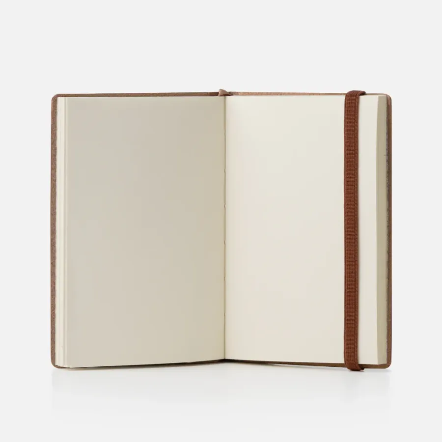 obrazek 3 Skórzany notes z wytłaczaną literką O