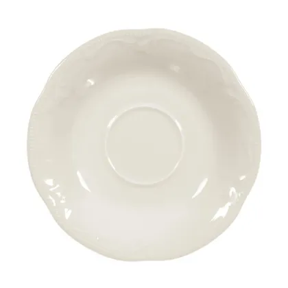 Zdjęcie Stylowy mały porcelanowy spodek 13 cm w stylu klasycznym – Seltmann Weiden