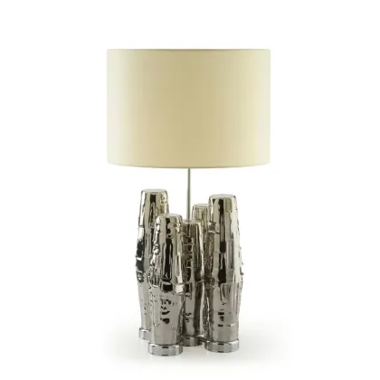 Zdjęcie Włoska lampa składająca się z rzeźbionych elementów H.44xL.31xP.31 cm