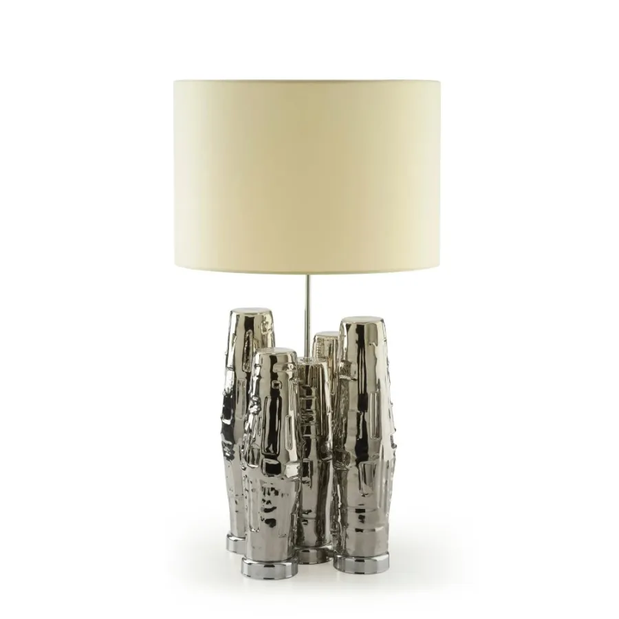 obrazek 1 Włoska lampa składająca się z rzeźbionych elementów H.44xL.31xP.31 cm