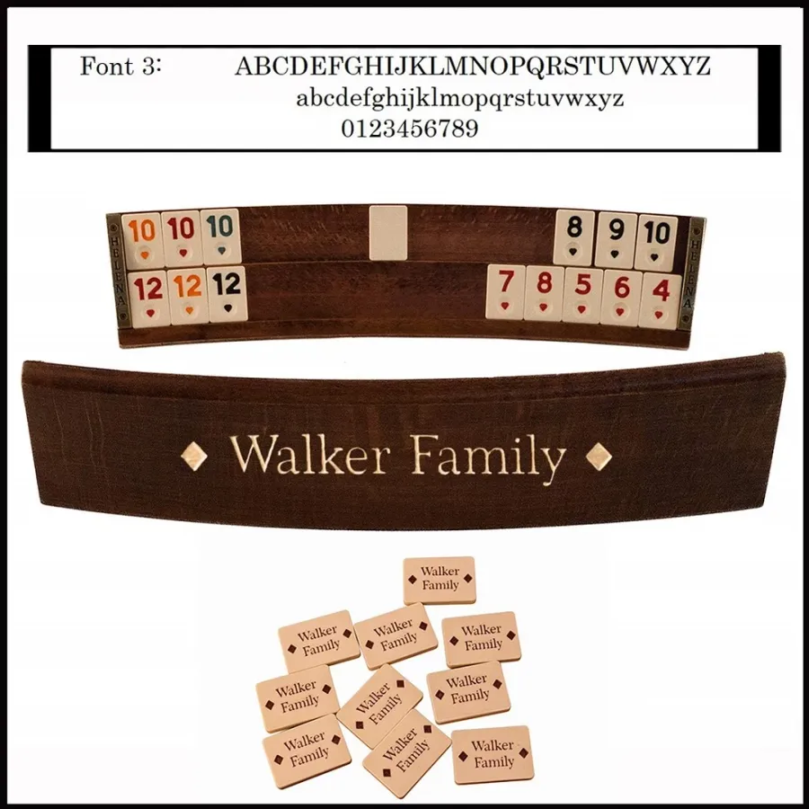 obrazek 5 Stylowy komplet do gry w remika - Helena Woodart