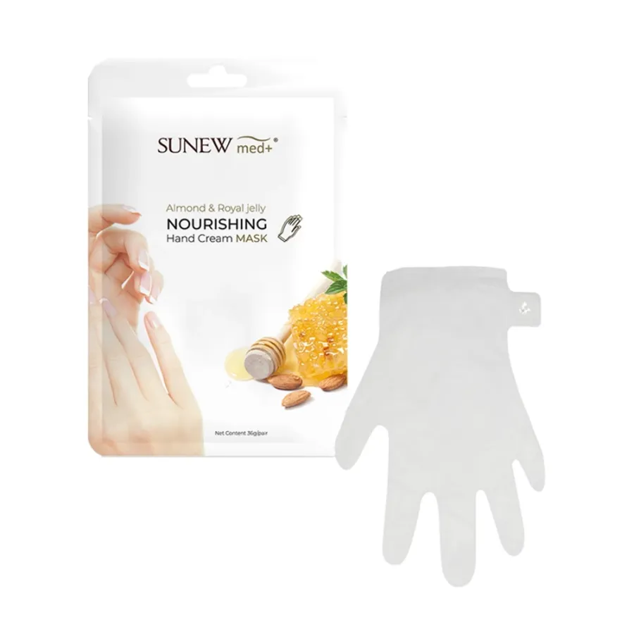 obrazek 1 SunewMed+ Maska do dłoni Migdał & Mleczko pszczele 36 g