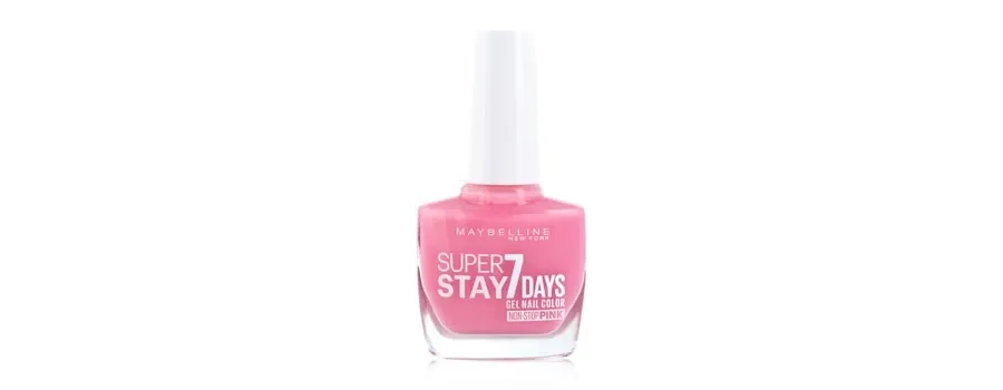 obrazek 1 Maybelline Super Stay 7 Days Lakier do paznokci 10 ml Nr. 120 - Flushed Pink