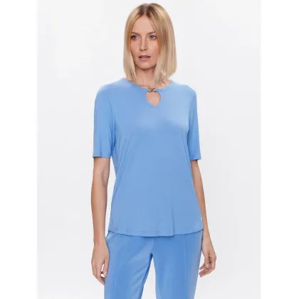 Zdjęcie Olsen Bluzka 11104451 Niebieski Regular Fit