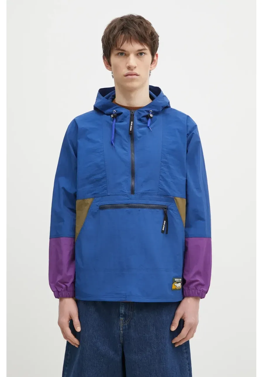 obrazek 1 Human Made kurtka Anorak Parka męska kolor niebieski przejściowa HM28JK029