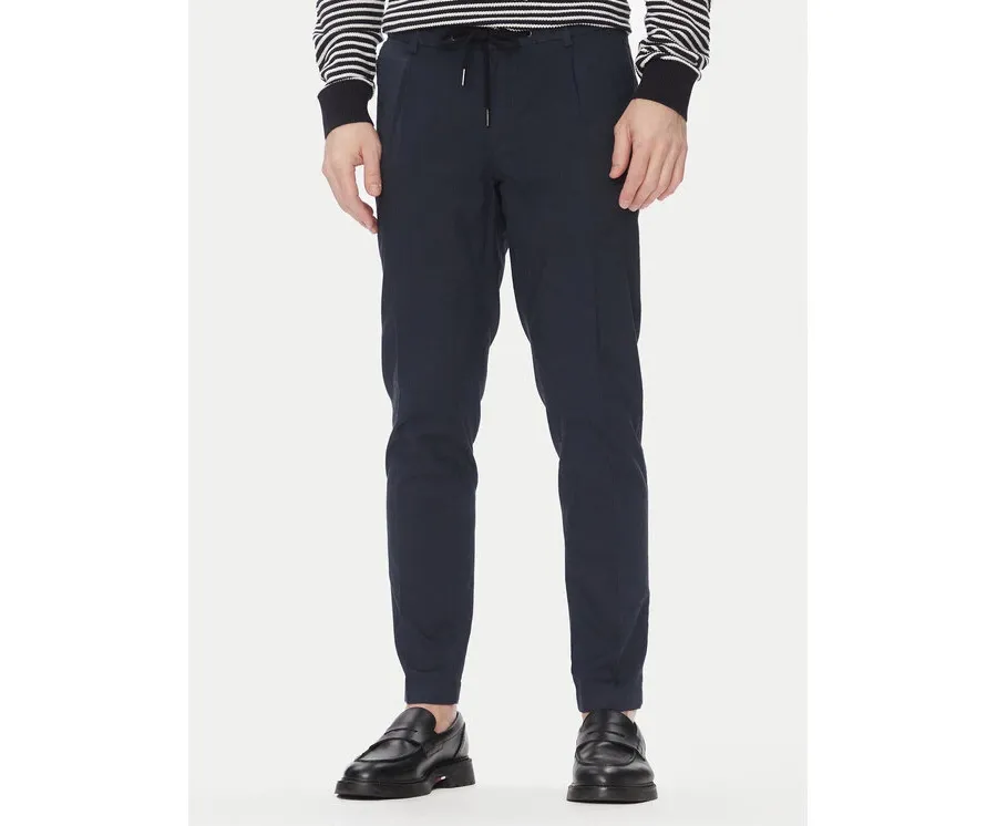 obrazek 1 Bugatti Chinosy 1950 76210C Granatowy Slim Fit
