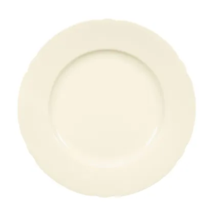 Zdjęcie Duży okrągły porcelanowy talerz obiadowy 27 cm - Seltmann Weiden