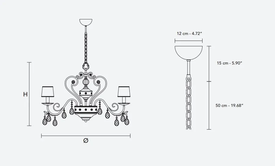 obrazek 3 Awangardowy żyrandol do ekskluzywnych wnętrz - Luxury Products