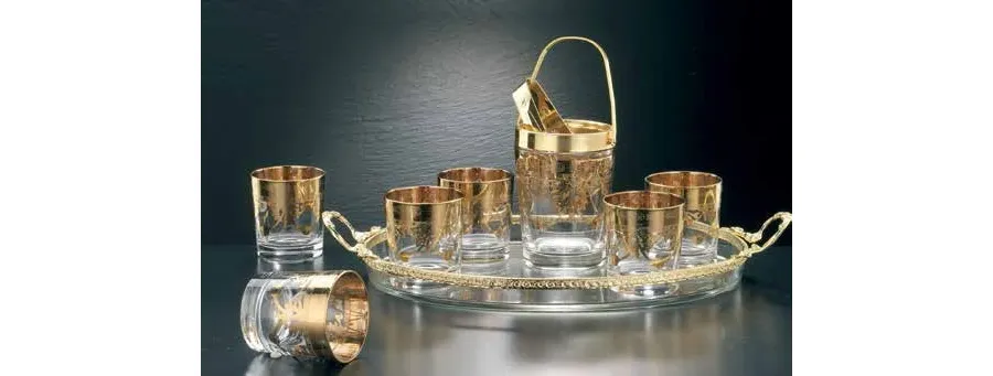 obrazek 1 Ręcznie malowany komplet do whisky