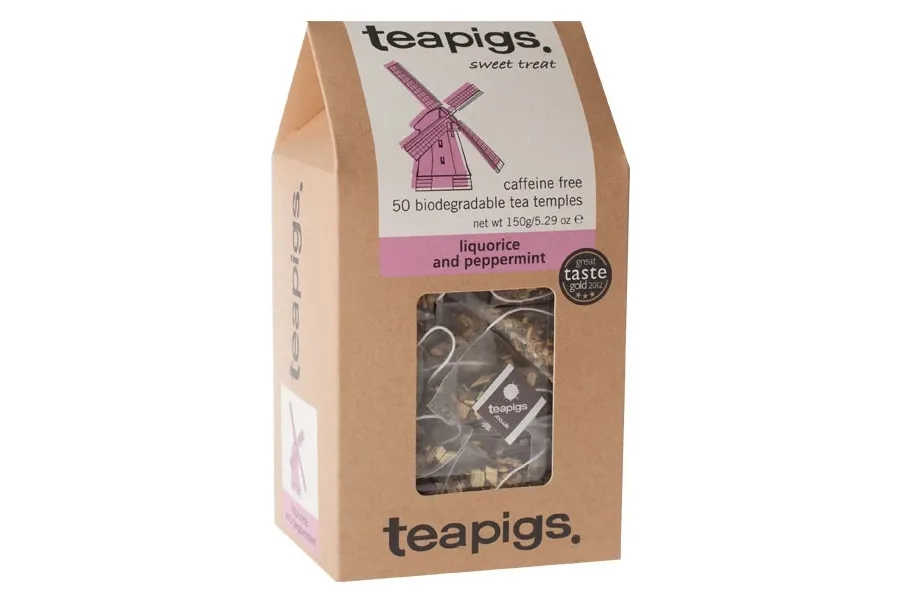 obrazek 1 teapigs Liquorice & Peppermint 50 piramidek TEAPIGS