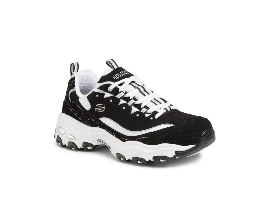 Skechers Sneakersy D lites 52675 BKW Czarny