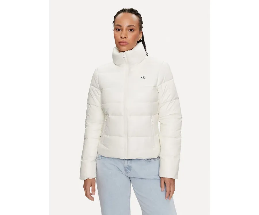 obrazek 1 Calvin Klein Jeans Kurtka przejściowa J20J223580 Écru Slim Fit