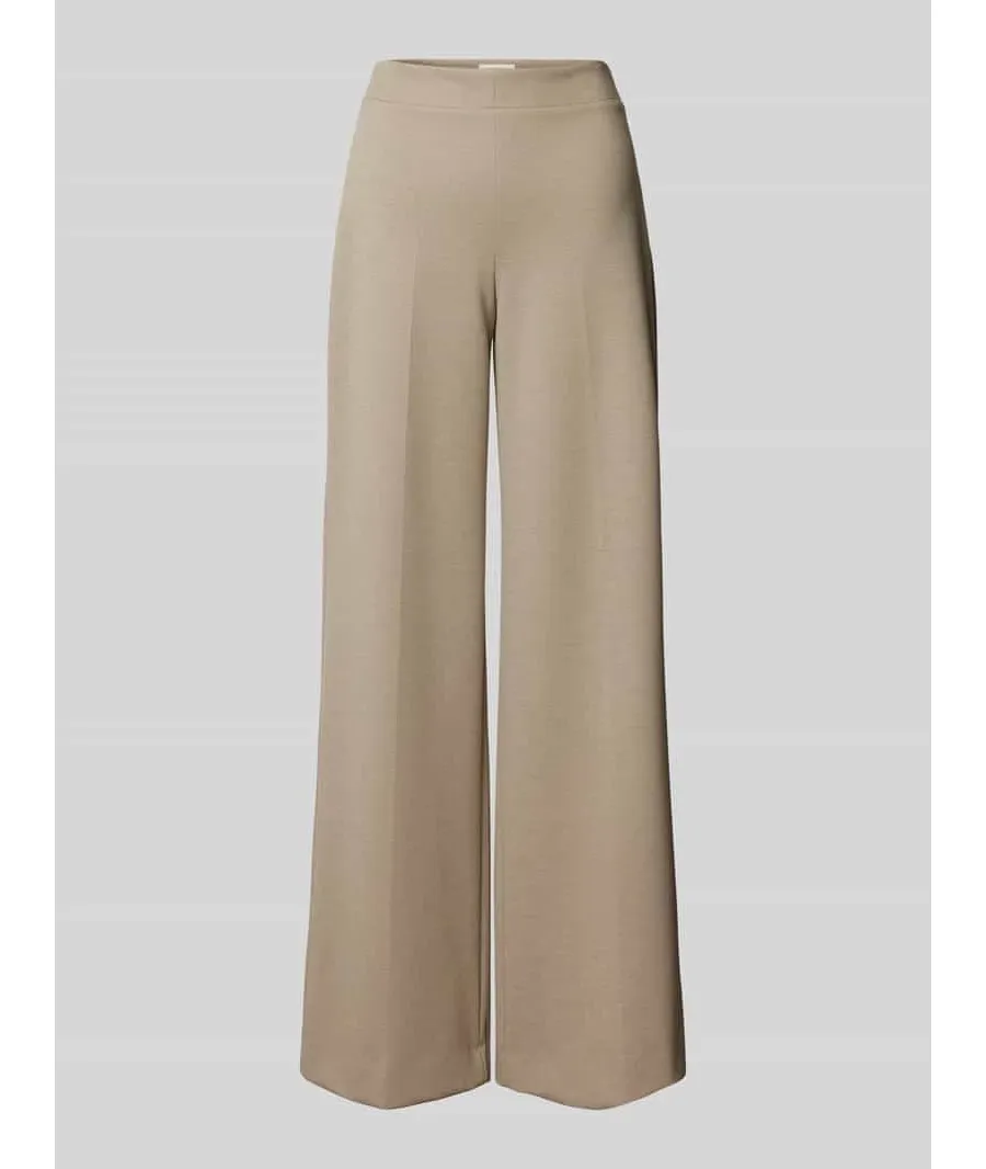 obrazek 1 Spodnie do garnituru z szeroką nogawką w kant model ‘BEFORE’