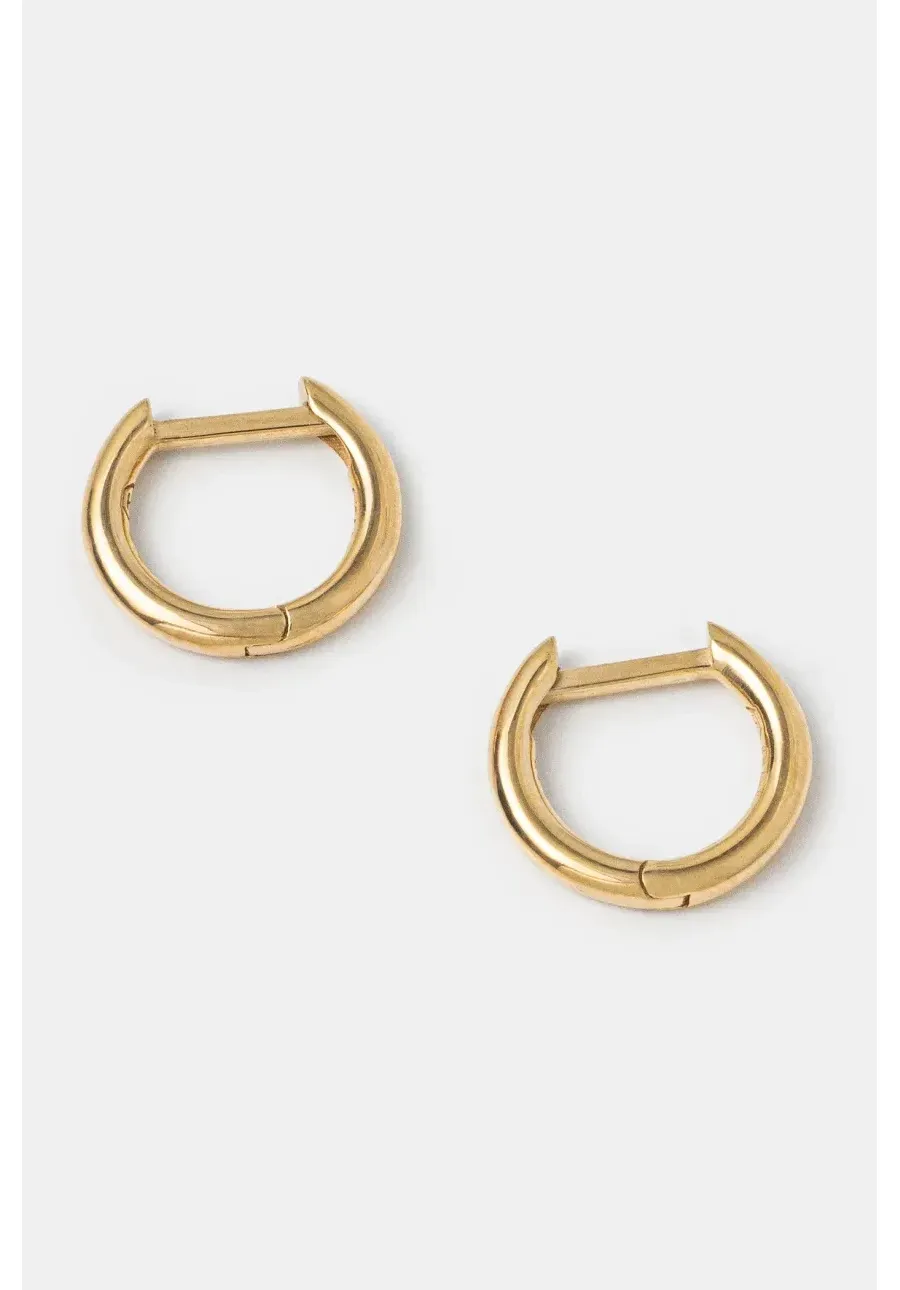 obrazek 1 HATTON LABS kolczyki pozłacane Curve Earrings S HL.W4.637.GL