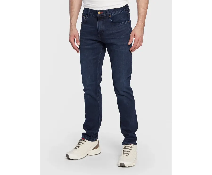 obrazek 1 Tommy Hilfiger Jeansy Denton MW0MW26781 Granatowy Straight Fit