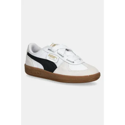 Zdjęcie Puma sneakersy skórzane Palermo Wide Lace SD kolor biały 402109