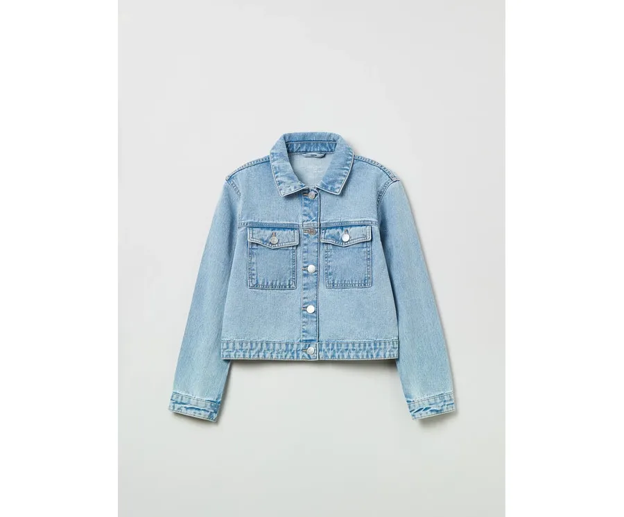 obrazek 1 OVS Kurtka jeansowa 1689120 Niebieski Regular Fit