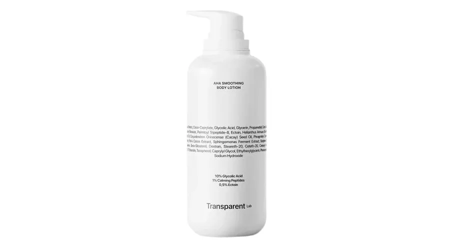 obrazek 1 Transparent Lab AHA Smoothing Body Lotion Kuracja do ciała z kwasami