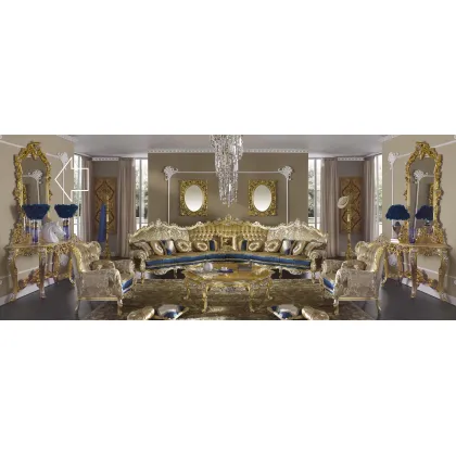 Zdjęcie Luksusowe antyczne lustro do salonu - Morello Gianpaolo