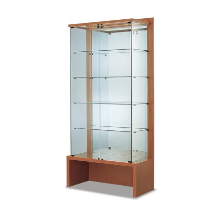 Zdjęcie Luksusowa witryna sklepowa z lustrzanym tyłem i podstawą - ławką