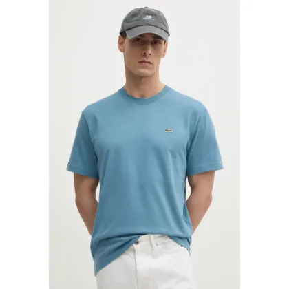 Zdjęcie Lacoste t-shirt bawełniany kolor niebieski TH7318