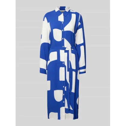 Zdjęcie Sukienka koszulowa z wiązanym paskiem