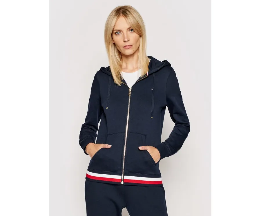 obrazek 1 Tommy Hilfiger Bluza Heritage WW0WW24971 Granatowy Regular Fit