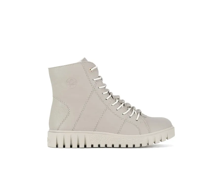 obrazek 1 Rieker Botki Y3420-61 Beżowy