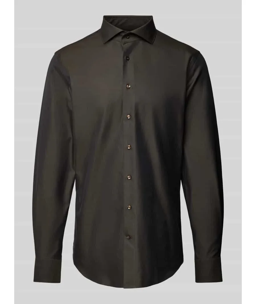 obrazek 1 Koszula biznesowa o kroju slim fit z kołnierzykiem typu cutaway