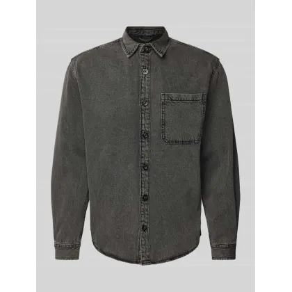 Zdjęcie Koszula jeansowa o kroju regular fit model ‘LEO’