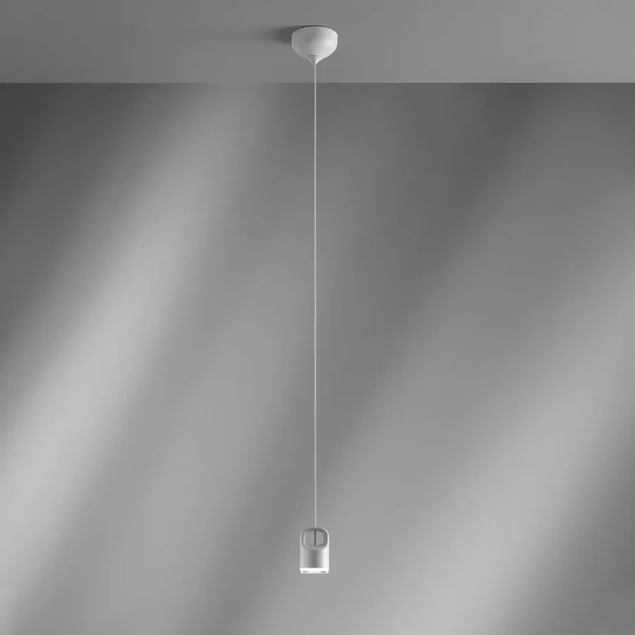 obrazek 1 Biała lampa wisząca Bag