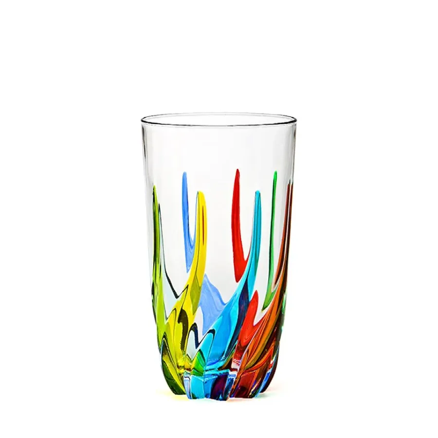 obrazek 1 Kolorowy komplet 4 szklanek do degustacji napojów (470 ml)