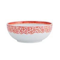 Picture Porcelain petal bowl from the Coralina collection with a decorative floral motif - 6 pieces - Vista Alegre
