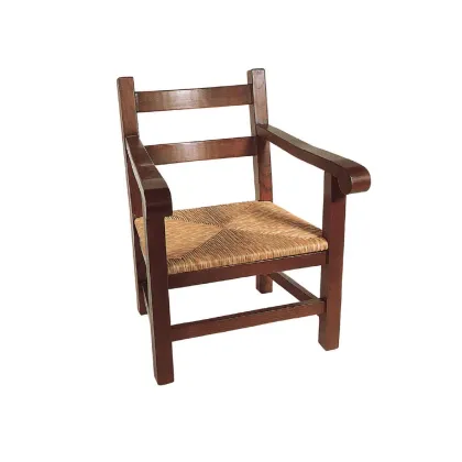 Zdjęcie Włoski fotel z dwoma gładkimi panelami