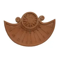 Picture Beautiful wall sundial for the garden - Goti Terrecotte