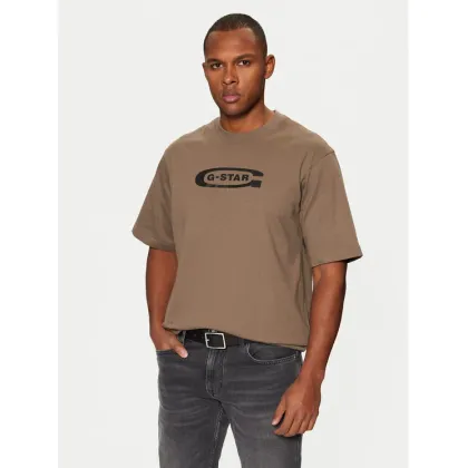 Zdjęcie G-Star Raw T-Shirt D26350 Brązowy Boxy Fit