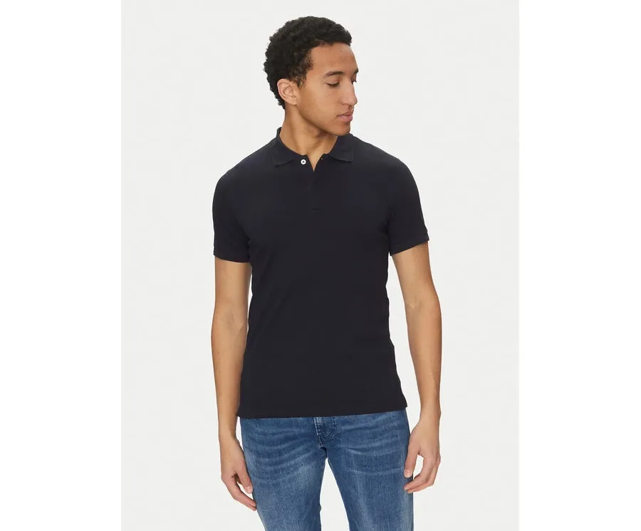 obrazek 1 Geox Polo M5510W T3236 F1624 Granatowy Regular Fit