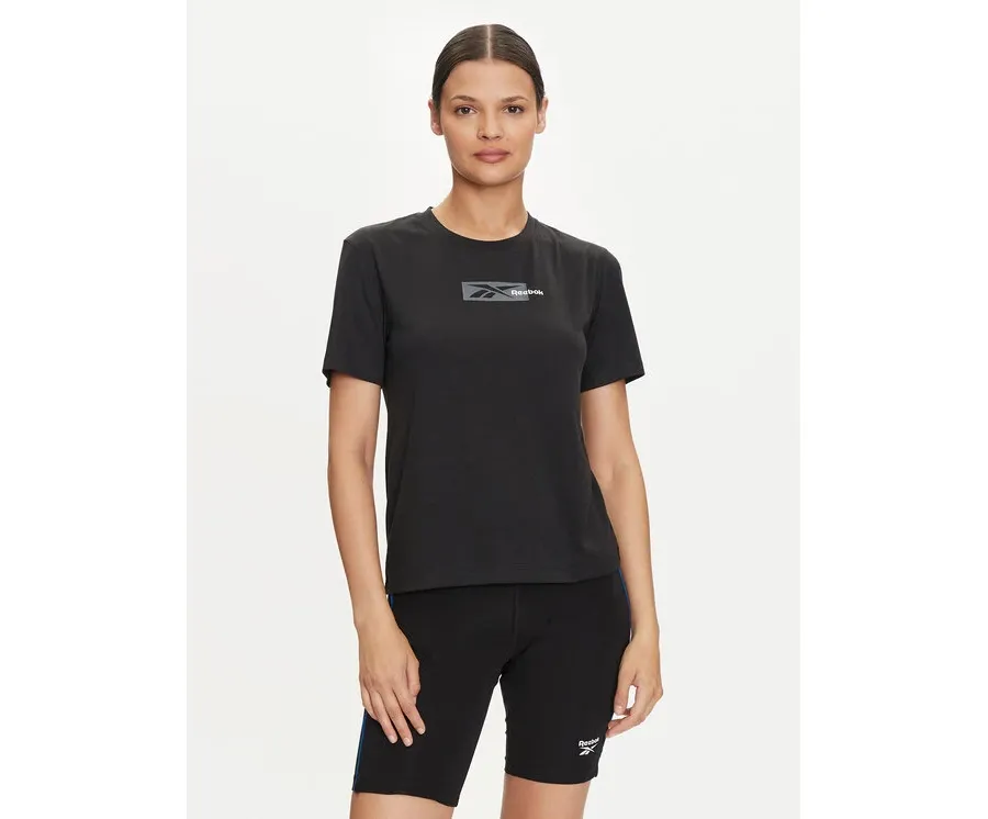obrazek 1 Reebok Koszulka techniczna Id Train Sup Graphic Tee 100035748 Czarny Regular Fit